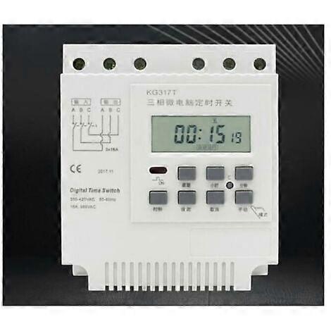 Programmable Time Delay Relay - 3 Phase Timer Switch Smart Digital Clock hwy