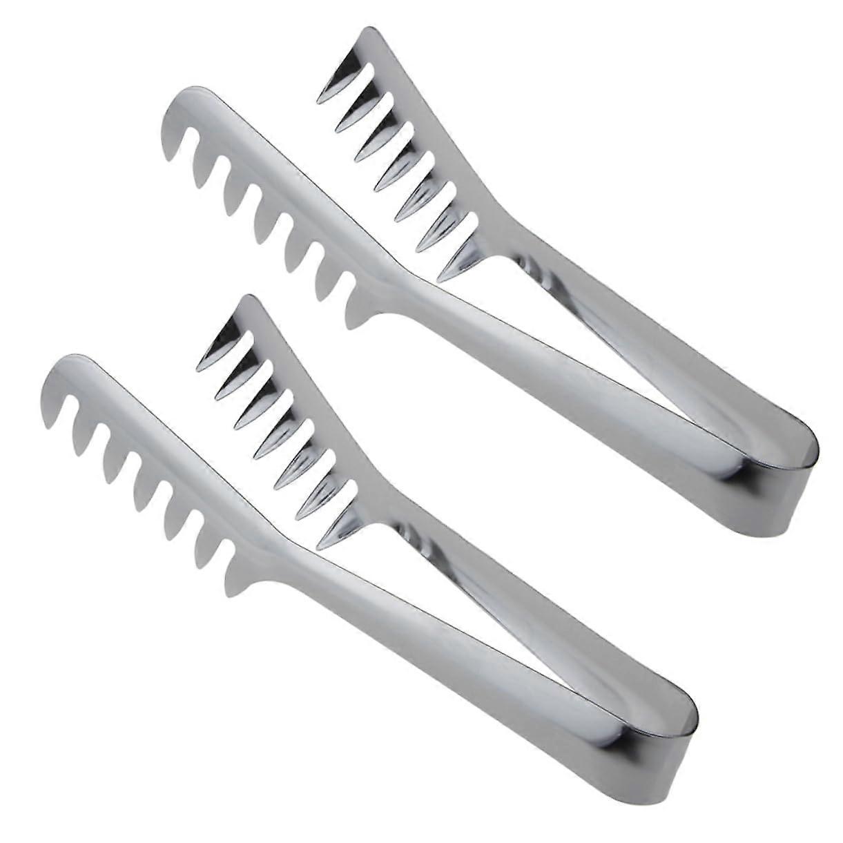 2 Pieces Spaghetti Piece Ergonomic Handle Heat Resistant Rustproof Spaghetti Server Set Durable Dishwasher Safe