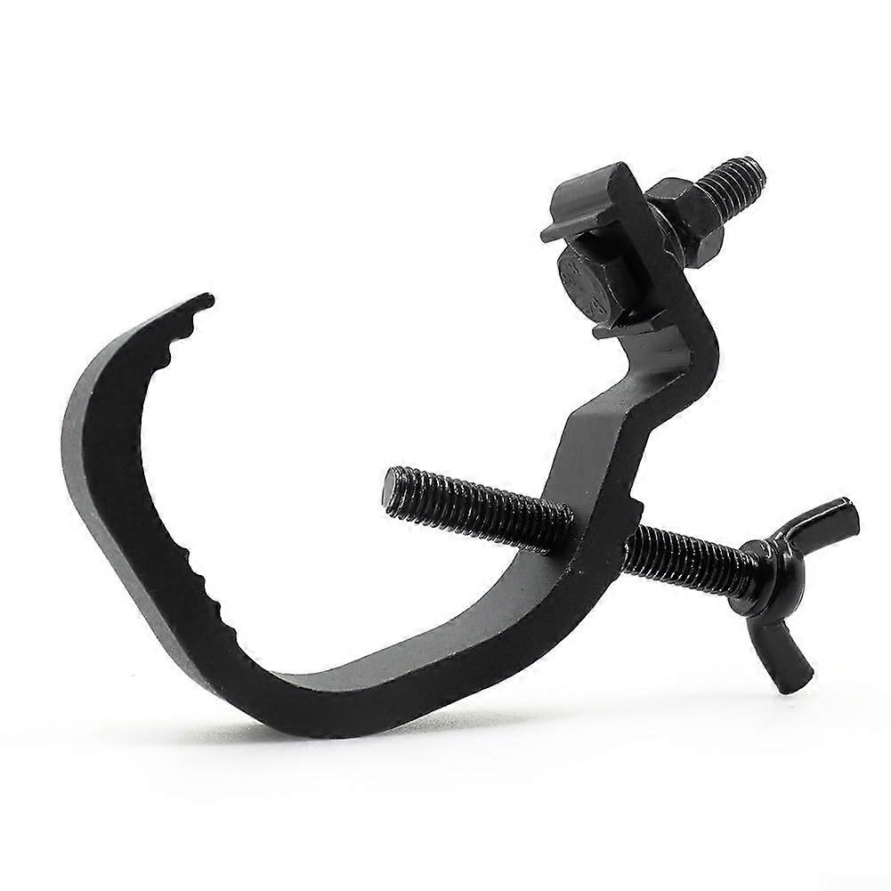 DJs' Essential OClamp Brackets Ideal for Securing Lights for Disco Truss Up To Size 55mm (Pack of 8) (Black)