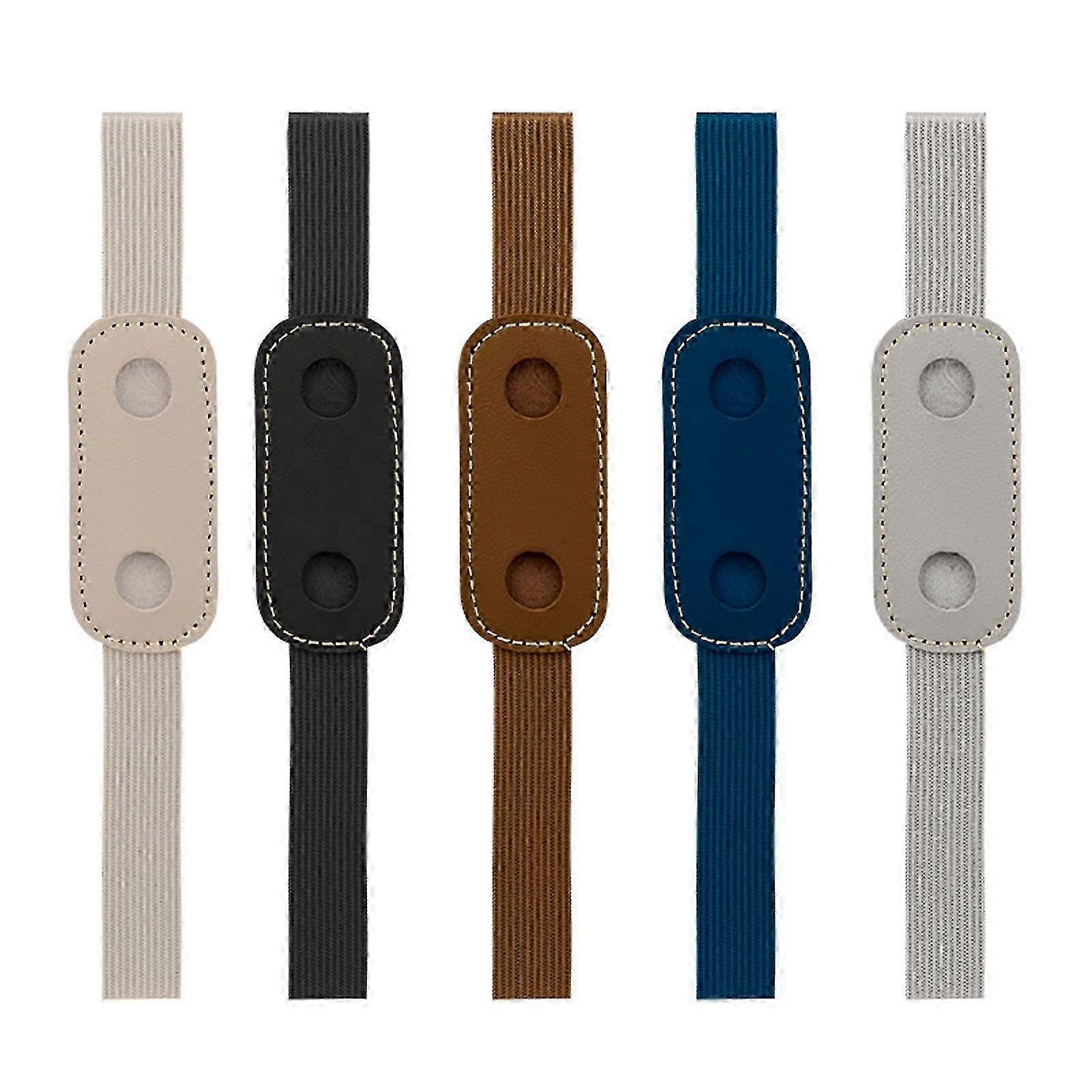 10 Pcs Portable Pen Sleeve with Adjustable Elastic Strap for Journals and Notebooks