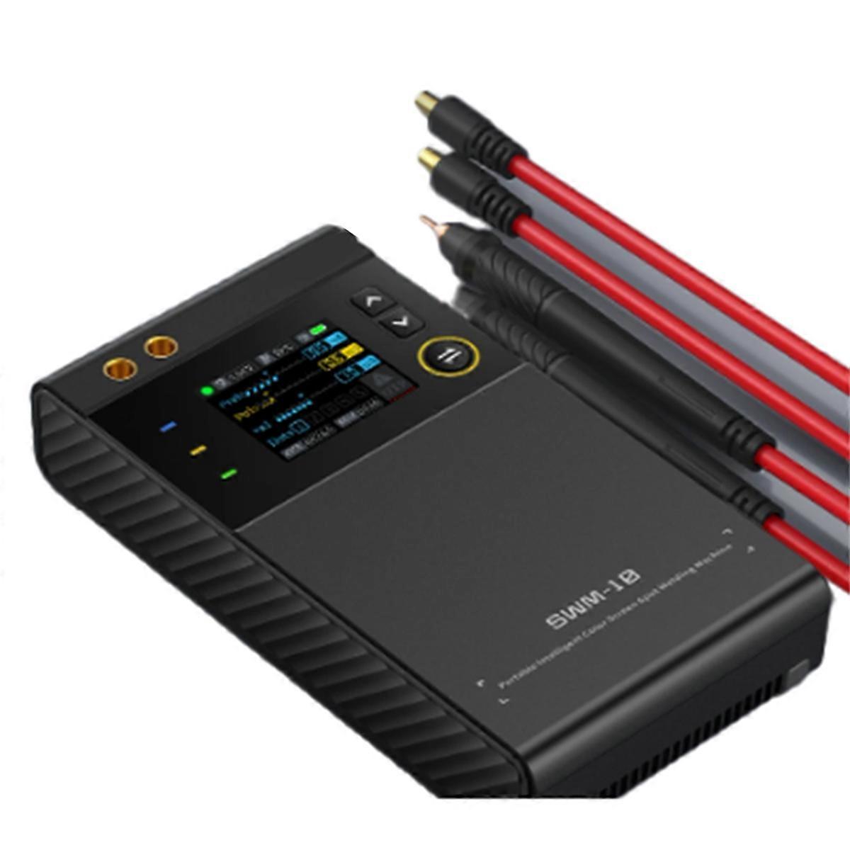 -10 Precision DIY Assembly Device for 18650 Battery Packs, 5000mAh Built-in Power, Handles 0.25mm Ma