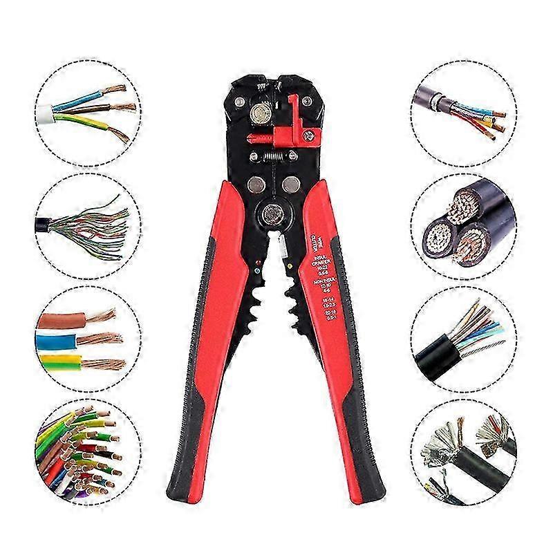 Self-Adjusting Insulation Wire Stripper for AWG 10-22, Automatic Wire Stripping Tool/Cutting Pliers
