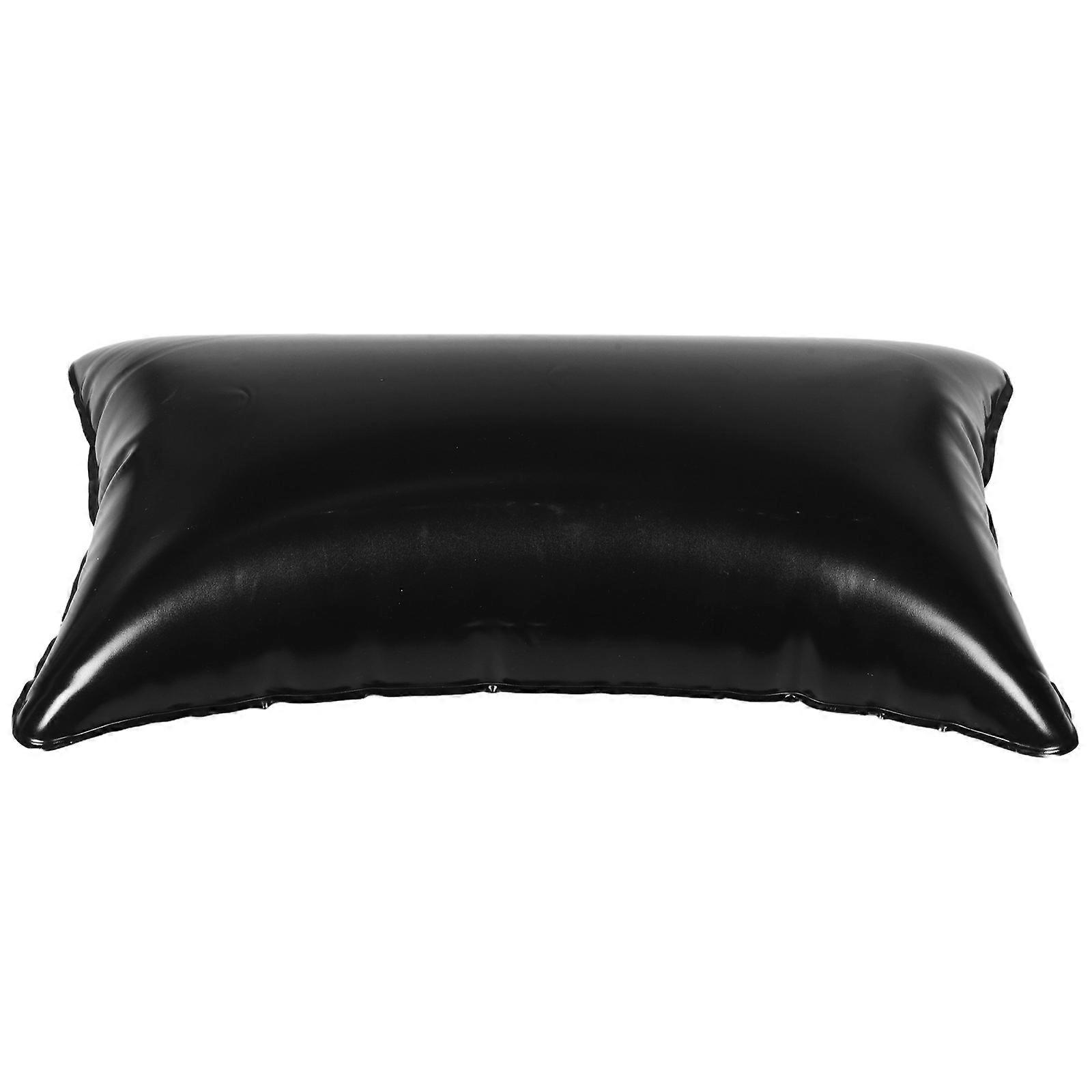 Black Inflatable Swing Cushion for Comfortable Outdoor Use Made of Durable PVC Material Portable