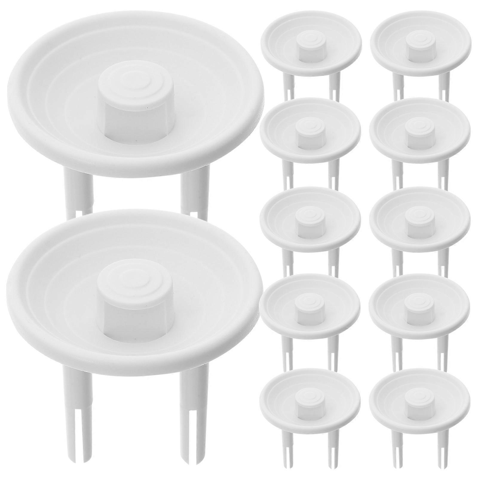 20 Pack Childproof Electrical Outlet Covers Dustproof Socket Protectors with Easy Press Installation, Compatible with Multiple Socket Types