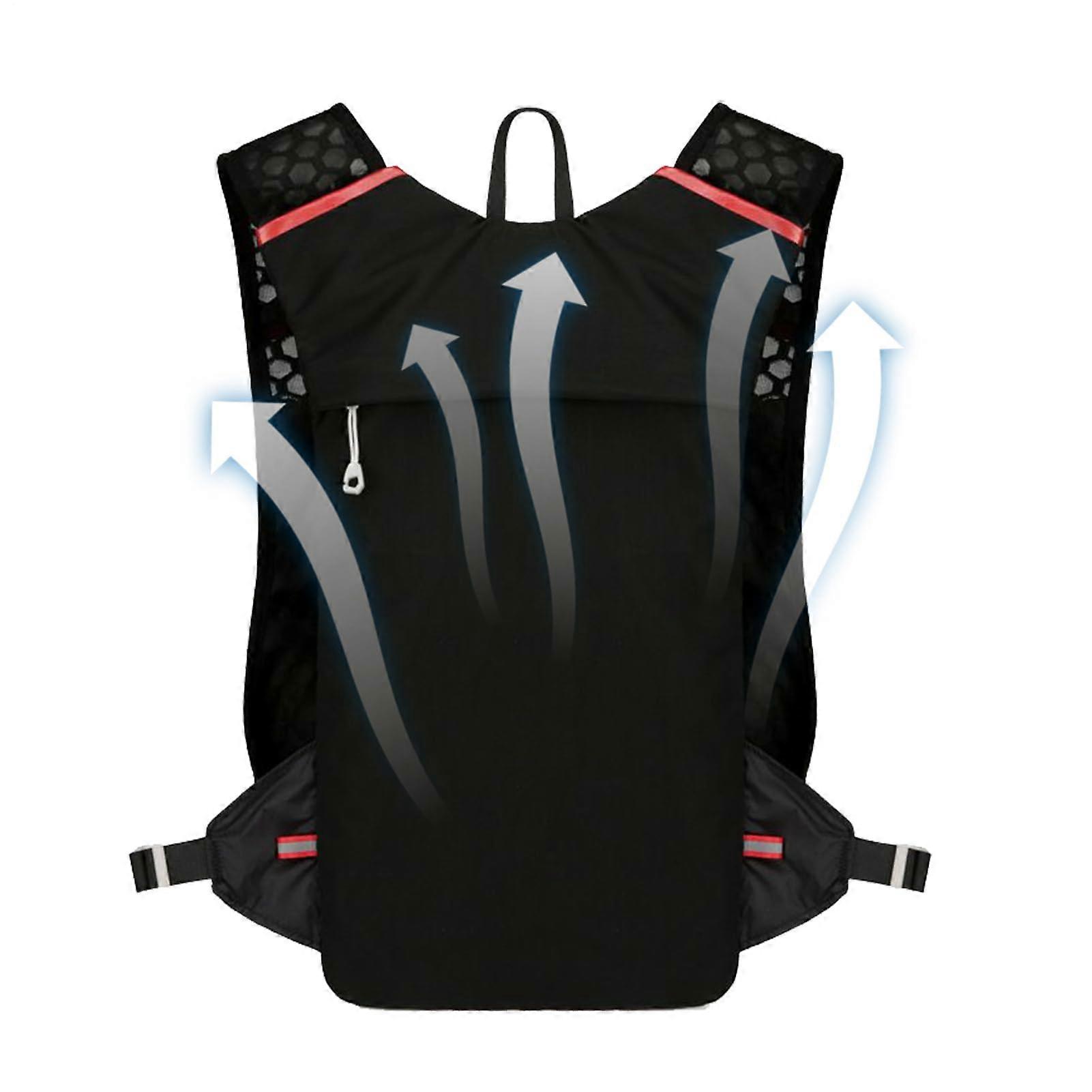 Running Hydration Backpack Lightweight Water Pack for Men Women Black One Size