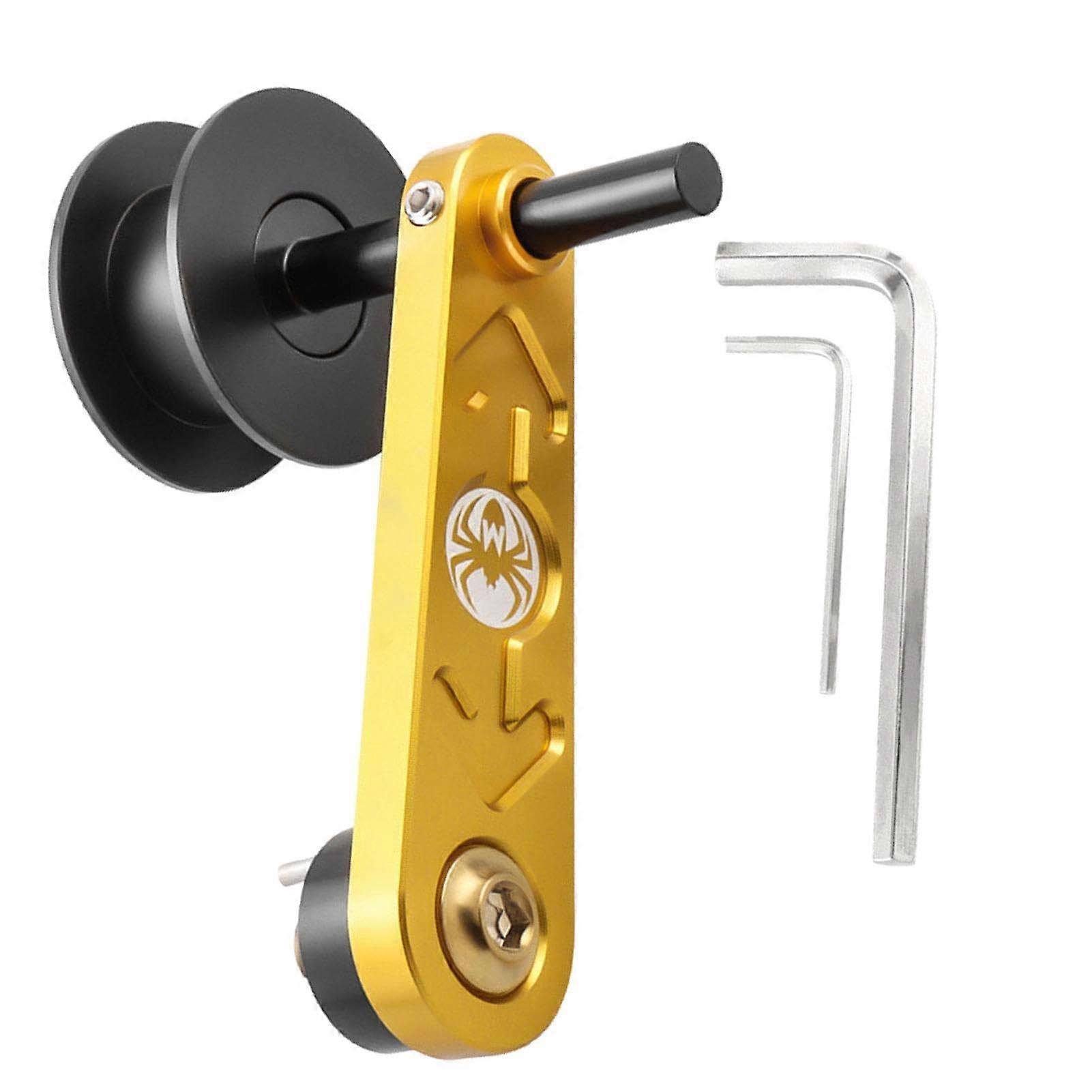Chain tensioner for bicycles, nonslip, for bicycles, chain tensioner, stable chain tensioner, singlespeed converter for outdoor cycling, golden.