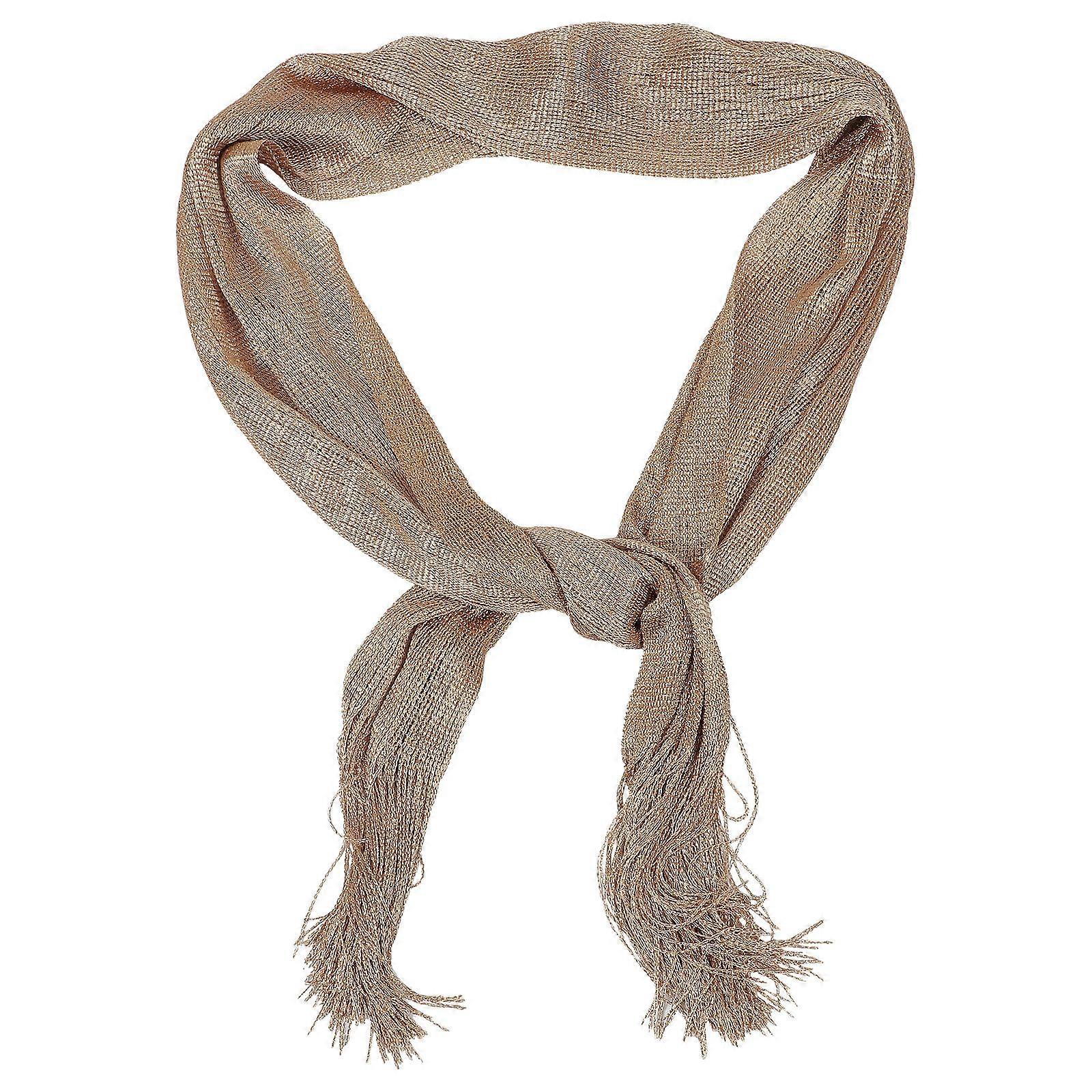 Party Sjal Wrap Kväll Fest Kläder Tillbehör Gyllene Rektangulära Skrynkla Gratis 1Set