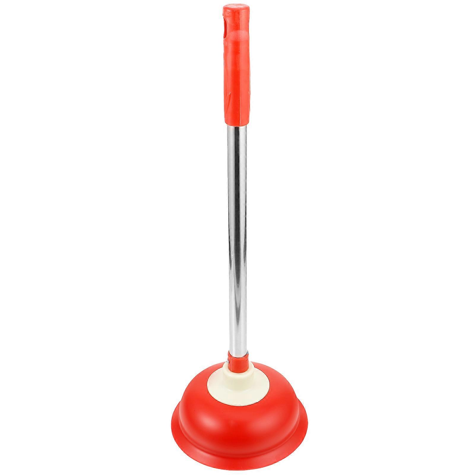 Heavy Duty Plunger Office Use Long Handle Multi 21.1×6.9×6.9in Bathroom Cleaning 1Pcs
