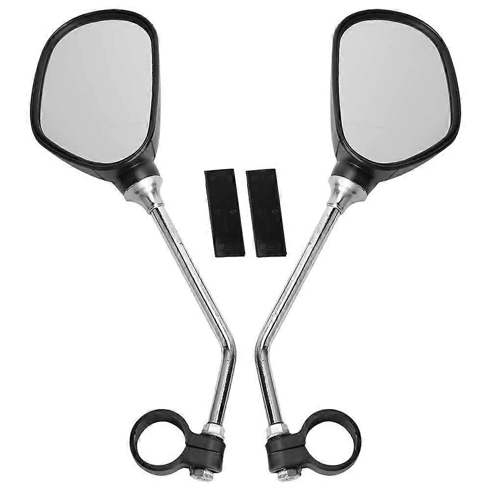 1 Pair Left &amp; Right Mountain Bike Rearview Mirror Safety Bicycle Cycling Rear View AdjustableYMQX)