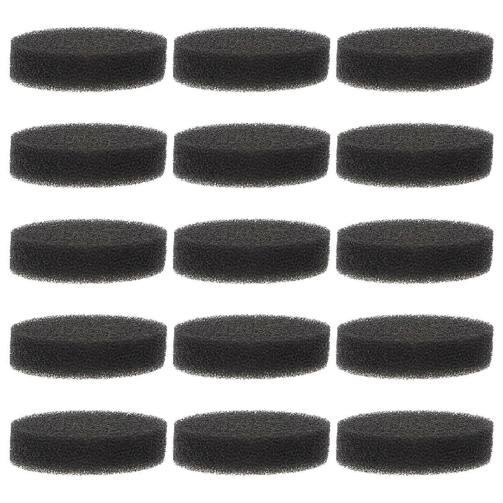 Makeup Brush Cleaning Sponge Quick Dry Box for Storage Use Black 15 Pieces