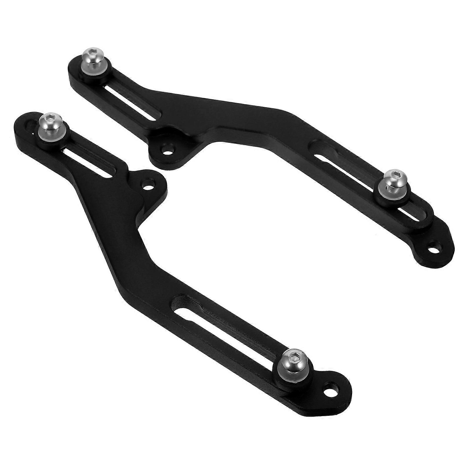 Adjustable Motorcycle Windscreen Support Bracket for Aluminum Windshield – Height and Angle Adjustable for Reduced Wind Resistance and Enhanced