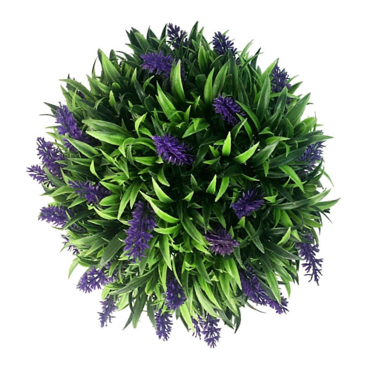 Artificial Topiary Plant Durable Hanging Decor For Indoor And Outdoor Use Rustic Style 25x25x25 Cm