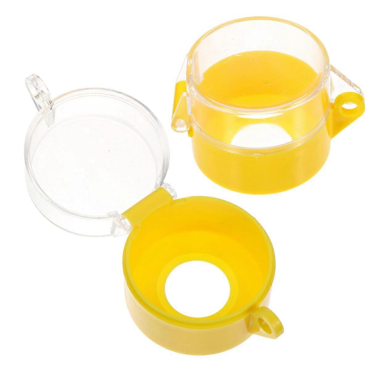 Emergency Stop Button Lockout Cover 2 Pack, Pushbutton Shield Protector, Transparent Resin PC, 5.50 x 3.70 x 3.70 cm