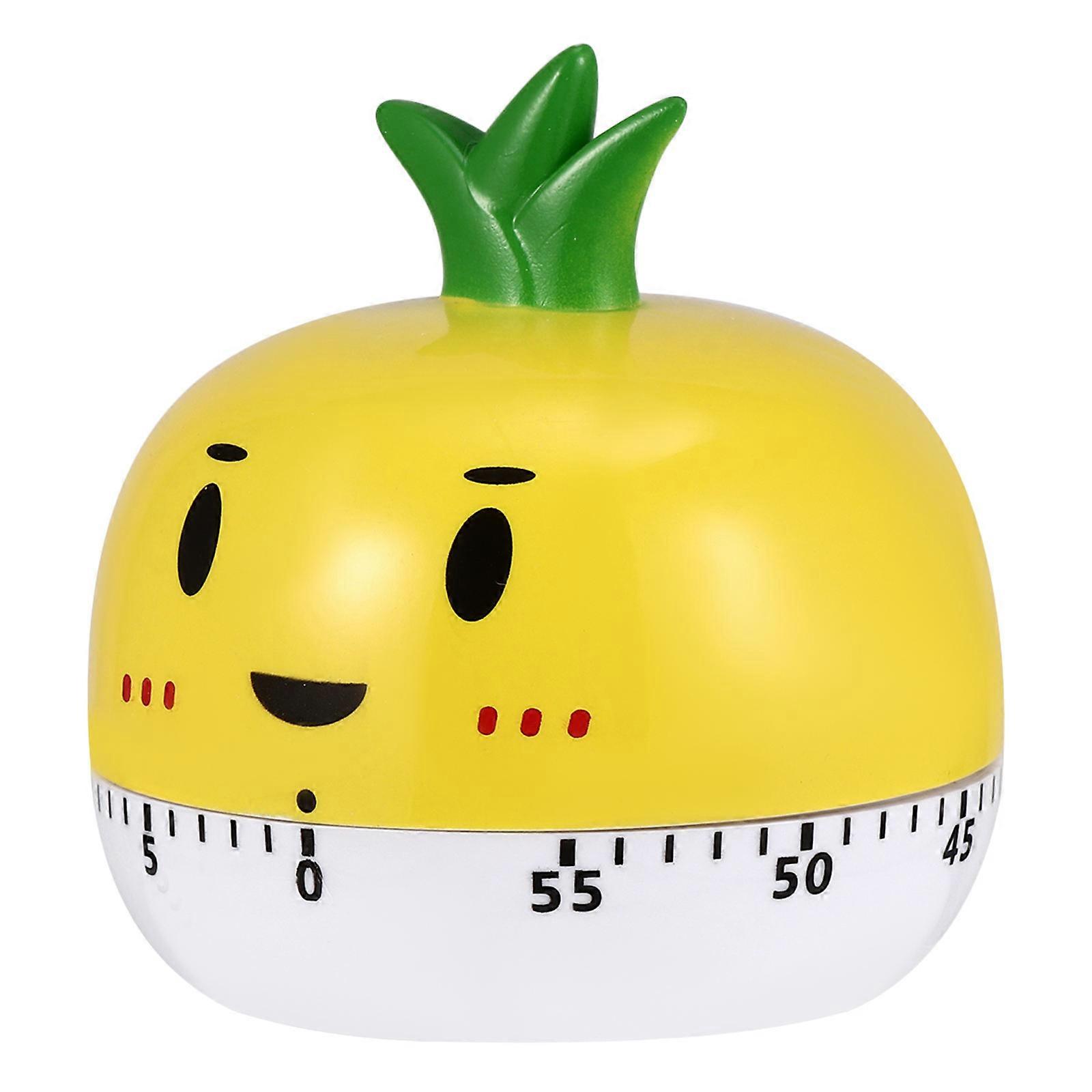 Cute Mechanical Kitchen Timer Cartoon Design Easy to Use Baking Management Autism Support Learning Tool