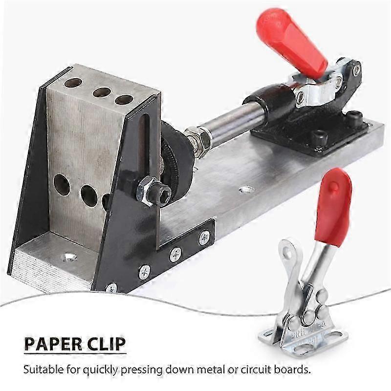 4 PCS 60 Lbs Antislip Covered Hand Tool Toggle Clamp Horizontal Clamp 201A