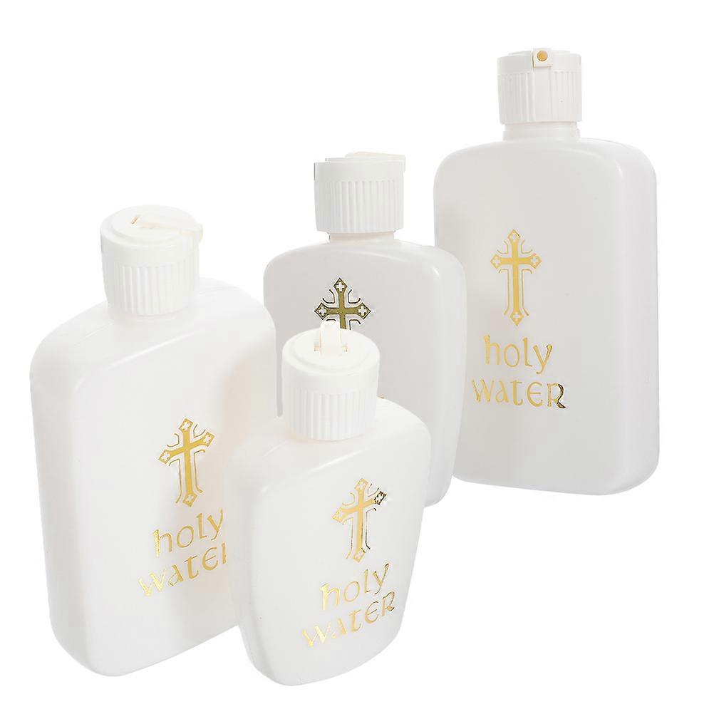 Refillable Water Bottles Catholic Props Portable Dispensing Bottles Multi Color 4Pcs