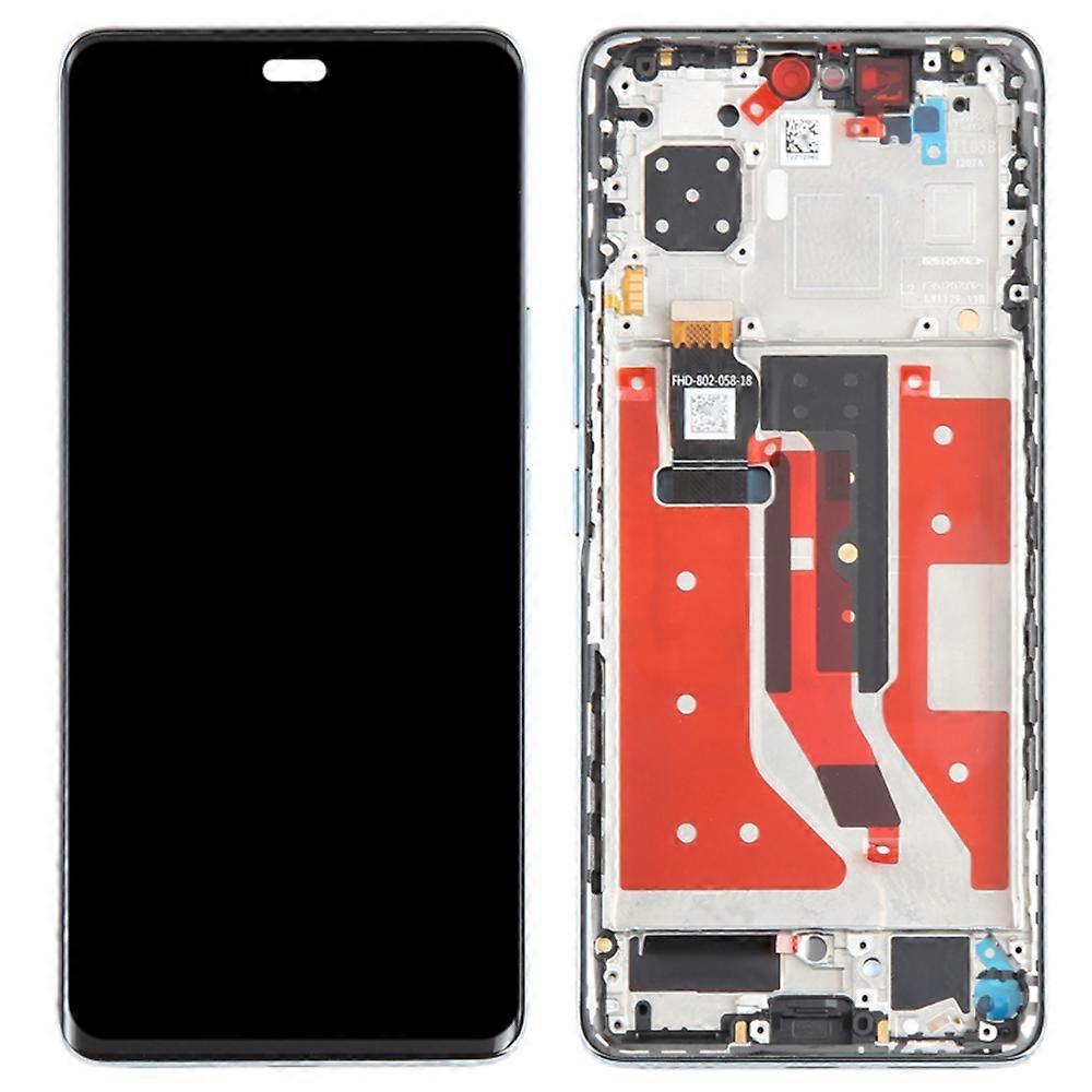 Για την οθόνη OLED Honor 80 Pro 5G ANP-AN00 OEM Grade S και το συγκρότημα ψηφιοποίησης + πλαίσιο (χωρίς λογότυπο) - Πράσινο