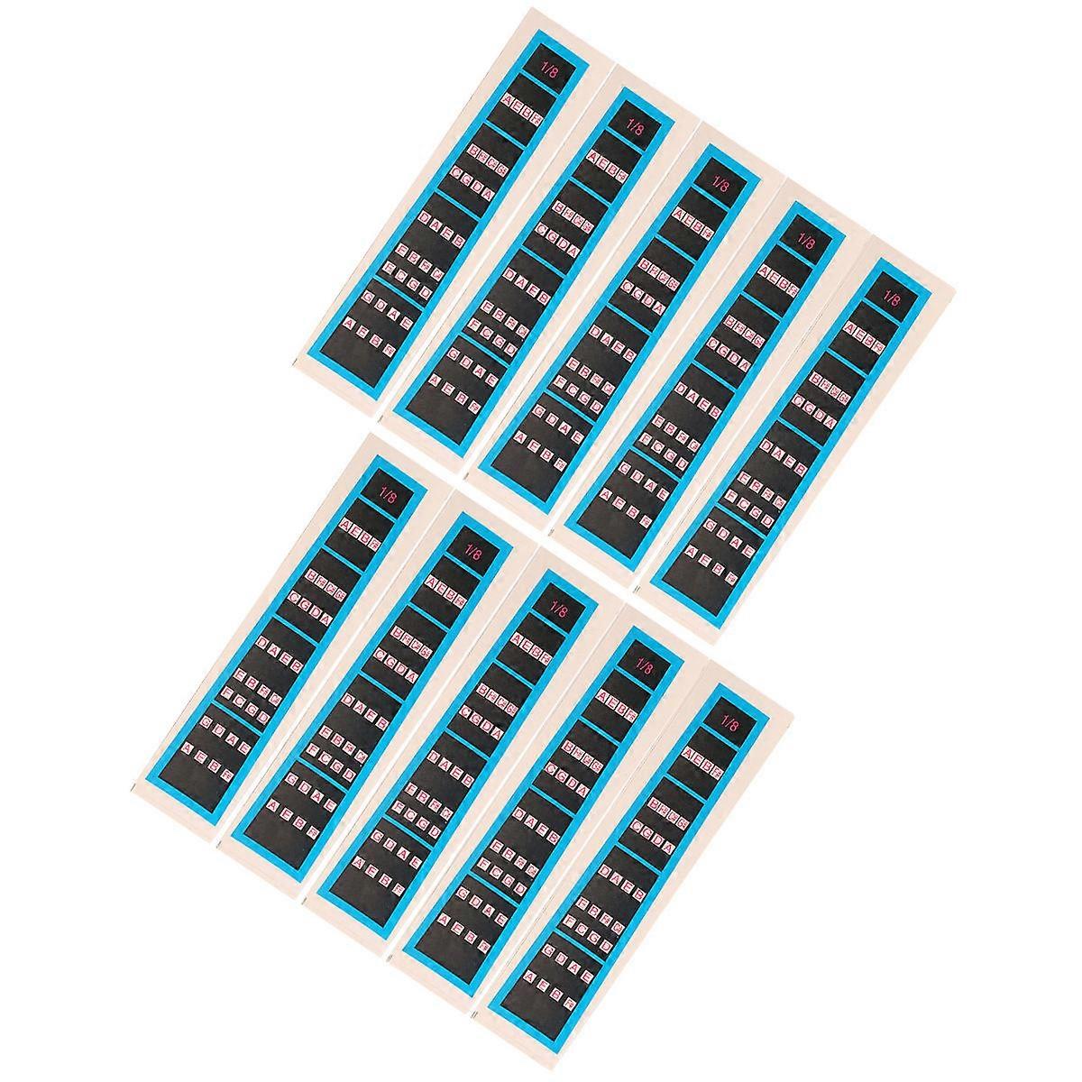 Blue Violin Scale Stickers   10pcs Easy Apply Fretboard Note Decals for Beginners Learning Violin Scales and Intonation