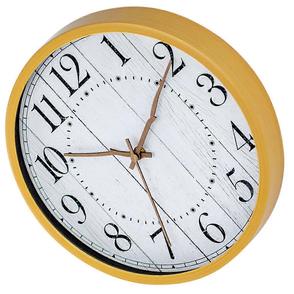 Wall Clock For Bedroom Silent Timekeeping Home Decor Round Shape 30x30cm 1Pack