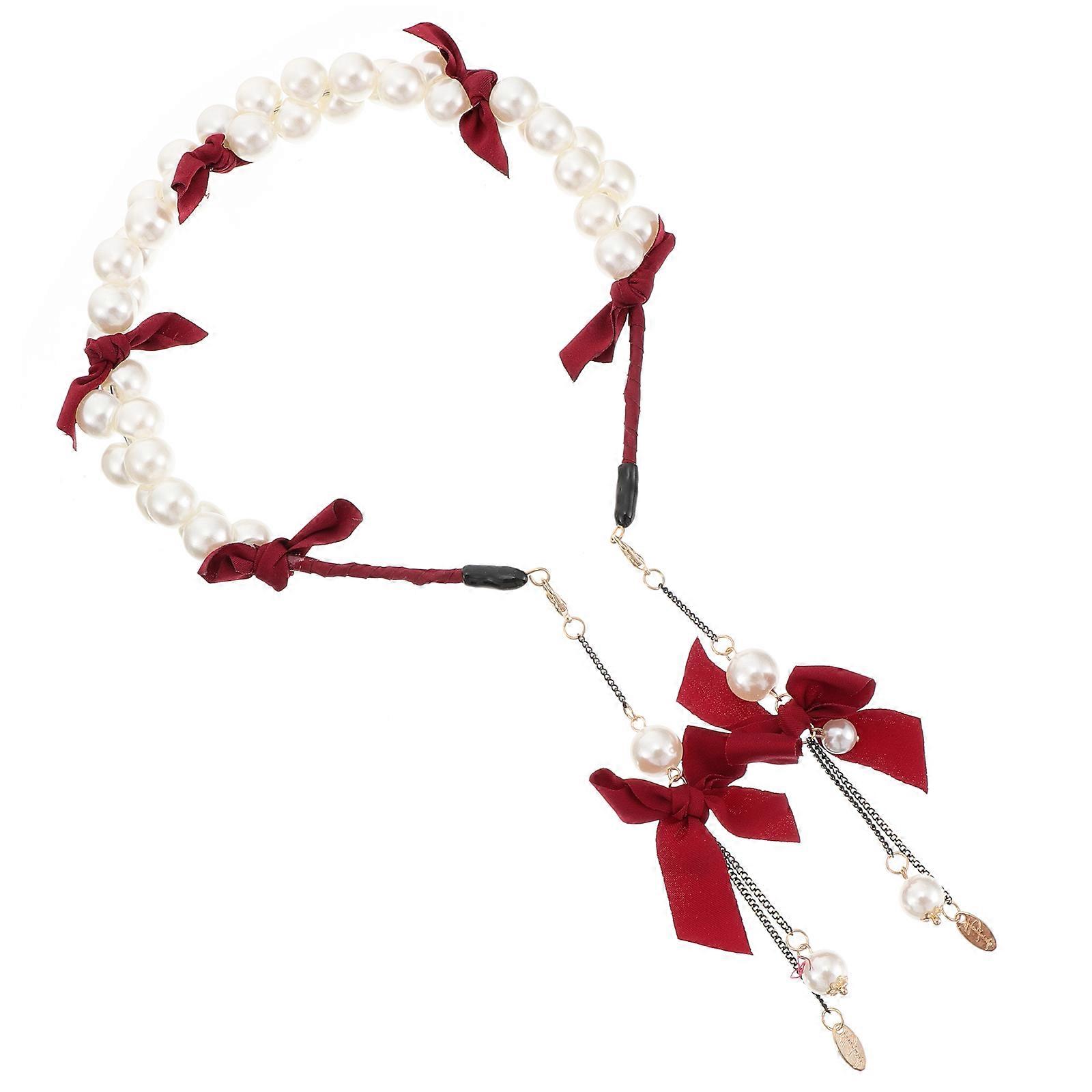 Hair Bands Luxury Comfortable And Convenient To Wear Elegant Pearl For Women Wedding 1Set