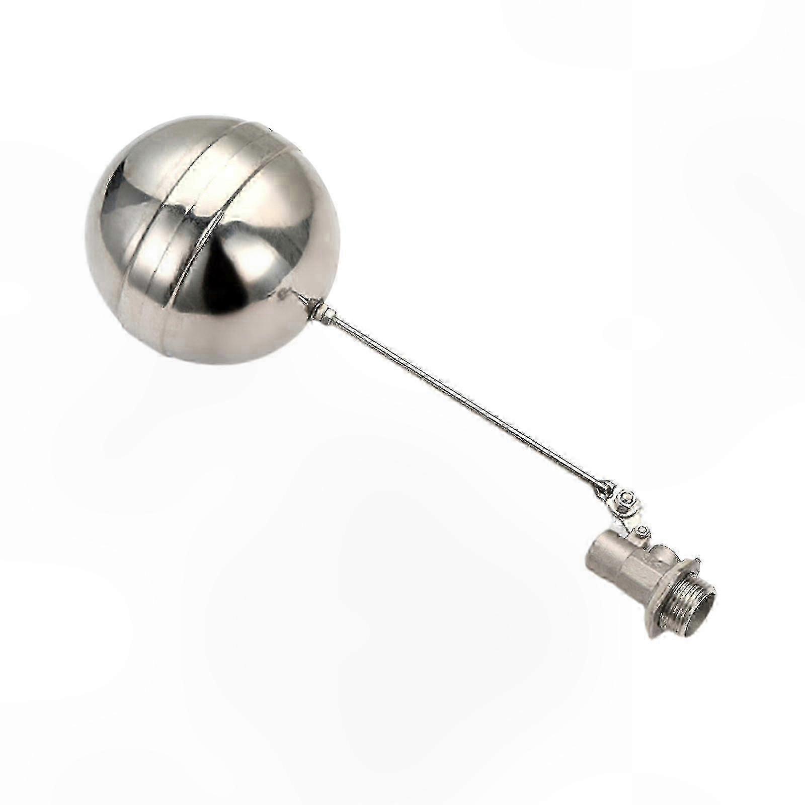 Stainless Steel Floating Ball Valve for Water Level Control, 1/2 Inch DN15 Adjustable Flow Solution