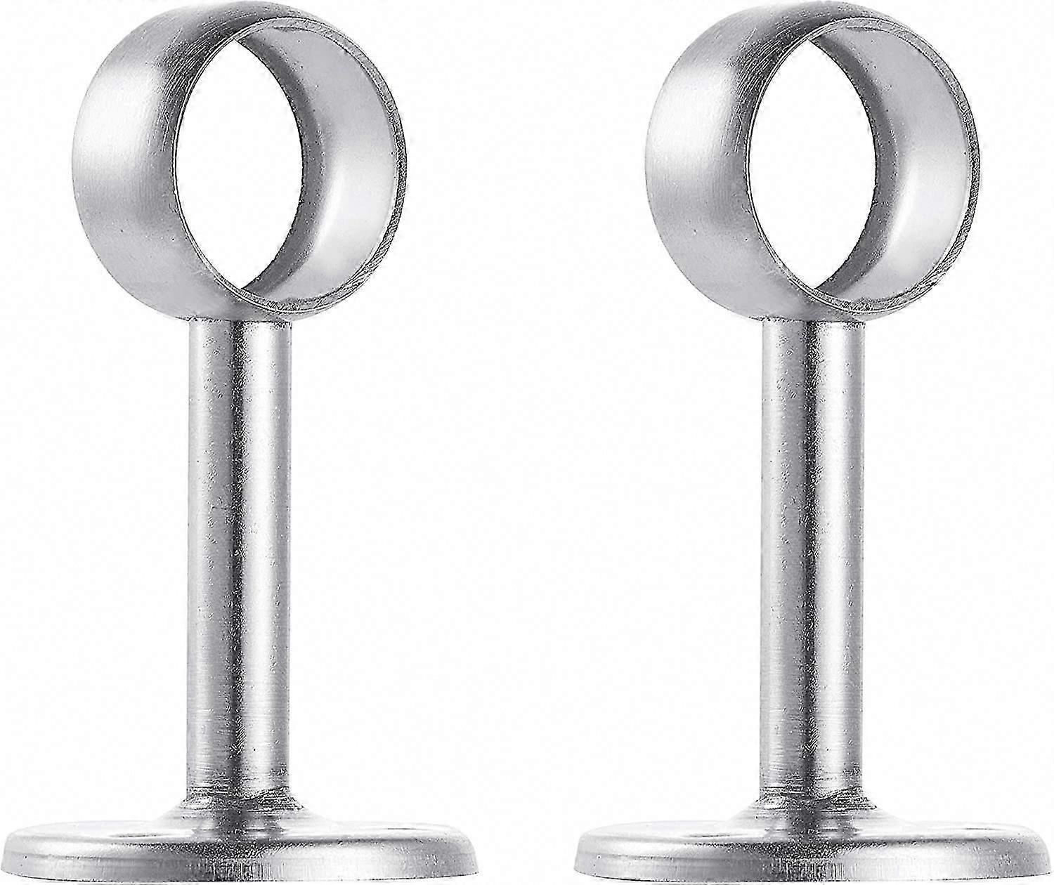 Edelstahl Schrankrohr 25mm (1") Schrankstange Halter Halterung 2er Set