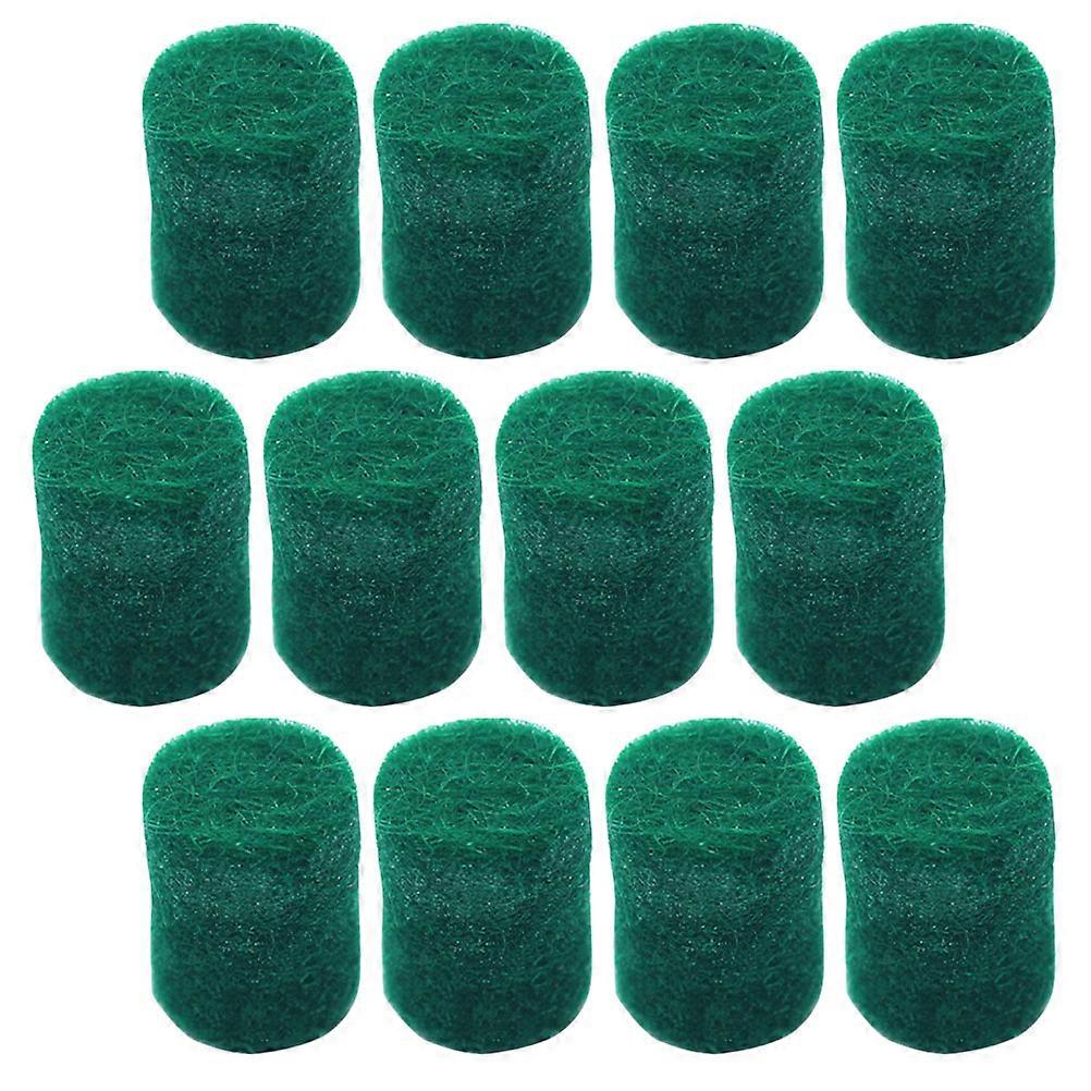 12pcs Green Saxophone Felt Pads for Accurate Key Positioning Portable Repair Tool for Alto and Tenor Saxophones