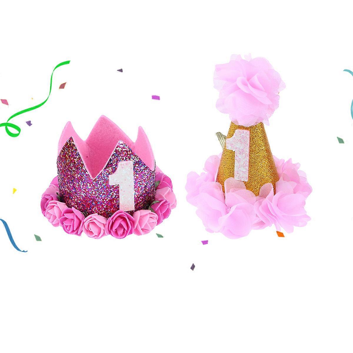 زي عيد ميلاد للقطط تصميم نمط ملون أغطية الرأس قابل للتعديل كليب 2 مجموعة