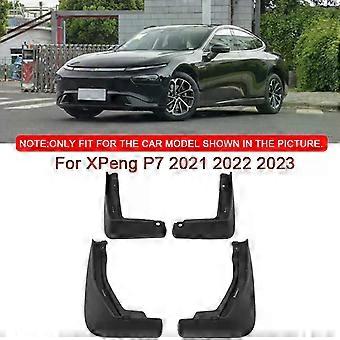 Passer til XPeng P7 2021 2022 2023 Bilstyling ABS Skvettlapper Skvettskjermer Skvettlapper Forskjerm Bak Autotilbehør-xj