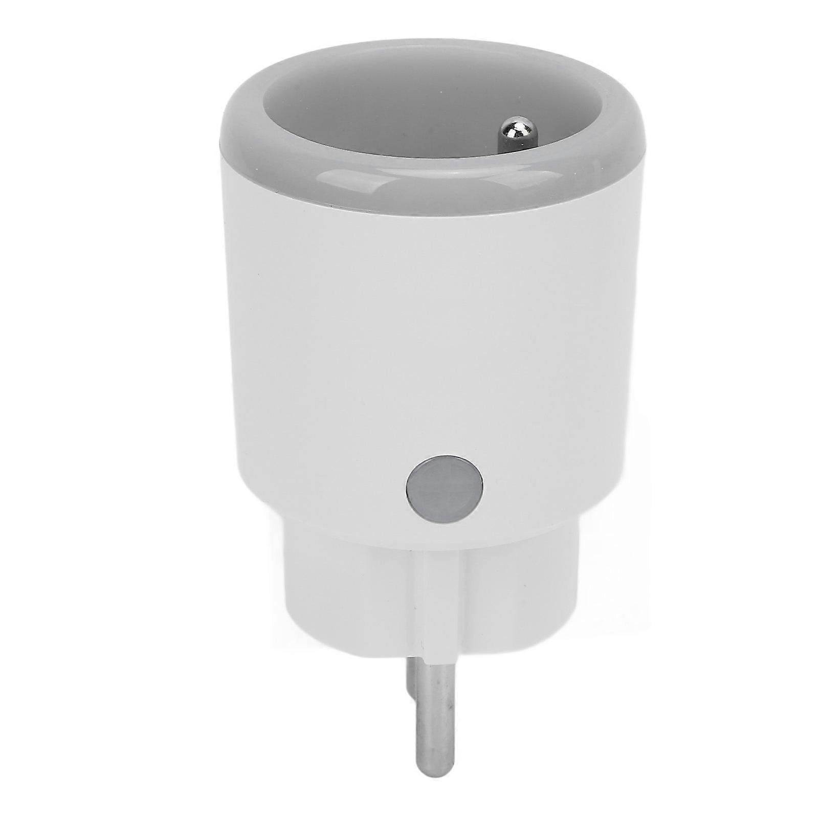 WiFi Power Plug with Metering: 16A Smart Voice Remote Control Plug Outlet for Home Electronic Equipment