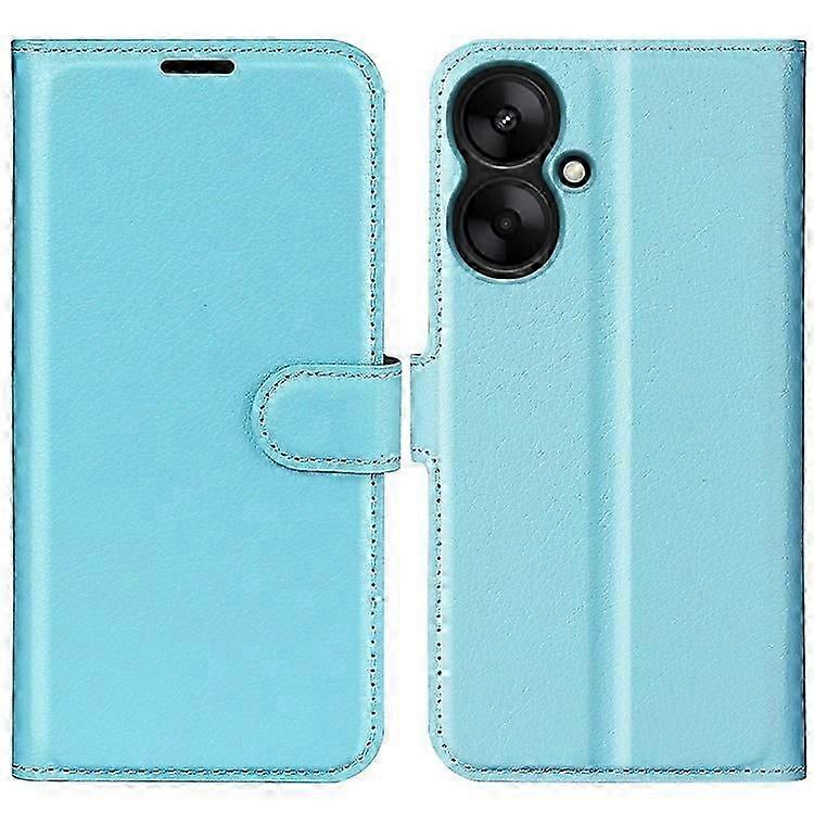 متوافق مع Xiaomi Redmi 13C 5G / Redmi 13R 5G غطاء هاتف جلدي نسيج ليتشي