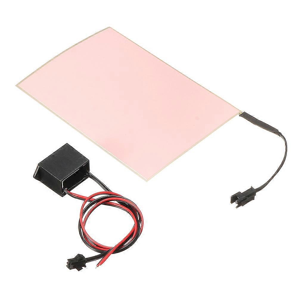 A6 EL Panel Electroluminescent Light Sheet Cuttable Neon Sheet with 12V Actuator for DIY Lighting and Decoration