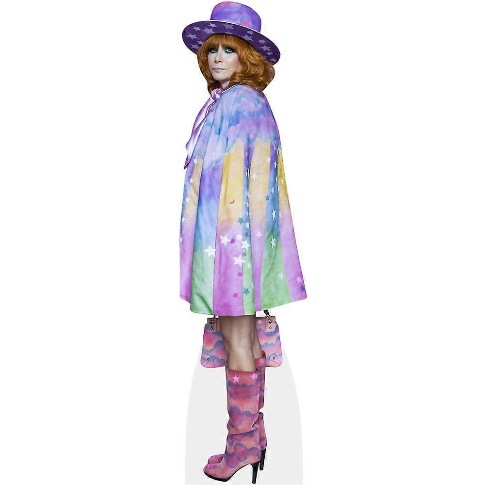 Linda Ramone (Poncho) Cardboard Cutout (lifesize OR mini size). Standee. Stand Up.