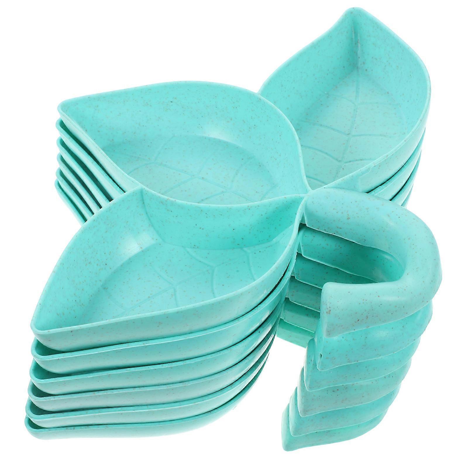 Compact Leaf Style 6Pcs Soy Sauce Dishes Suitable For Cooking Enthusiasts During Outdoor Use Or Picnics