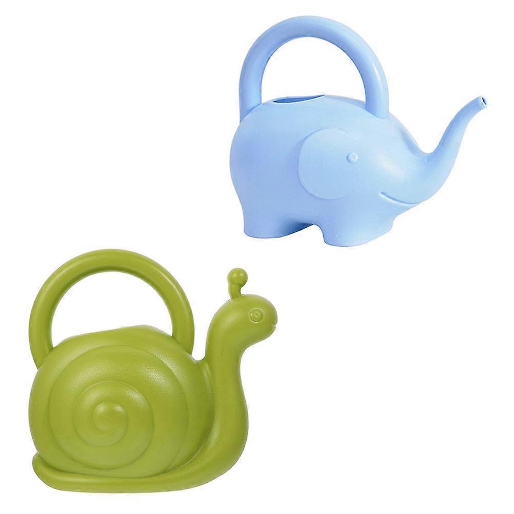 Animal Shaped Indoor Garden Watering Pots Lightweight Candy Color Cans with Handles for Succulents, Flowers, and Houseplants Durable & Easy to Use