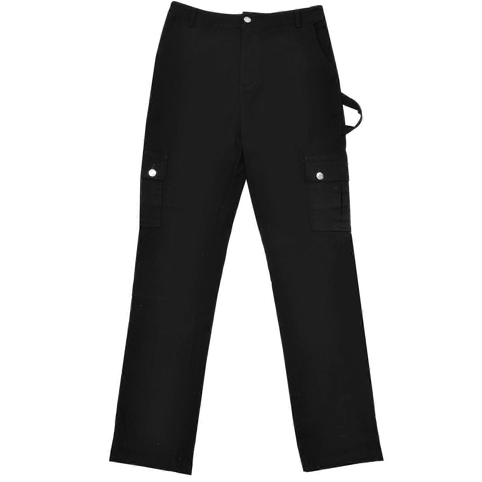Cargo Pants Women Featuring Wide- Ideal For Vacations Size L With Multiple Pockets Bringing Convenience 1Pcs