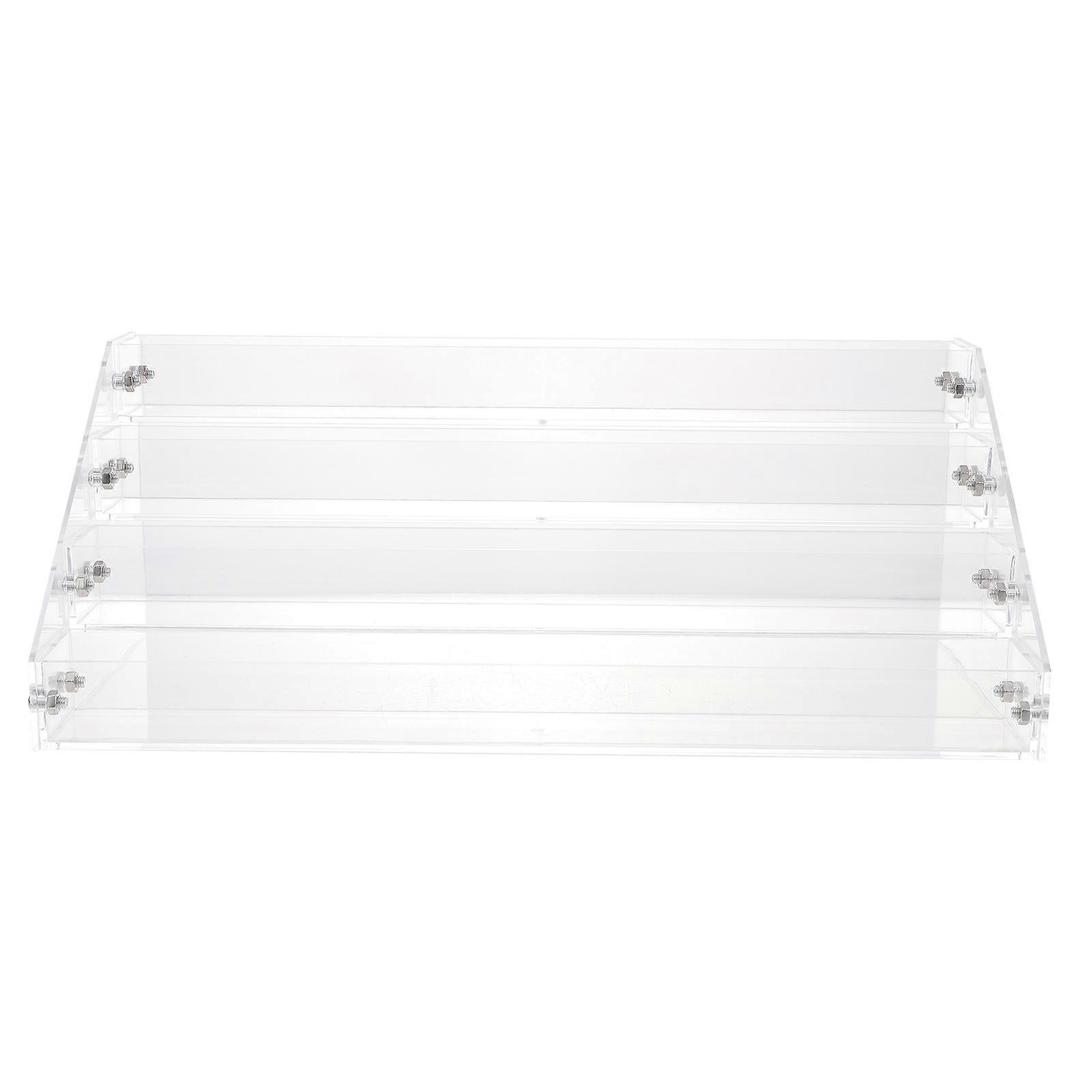 Desktop Manicure Storage Rack In Acrylic For Cosmetics 31x16x11.5cm Neat Organization 1Pack