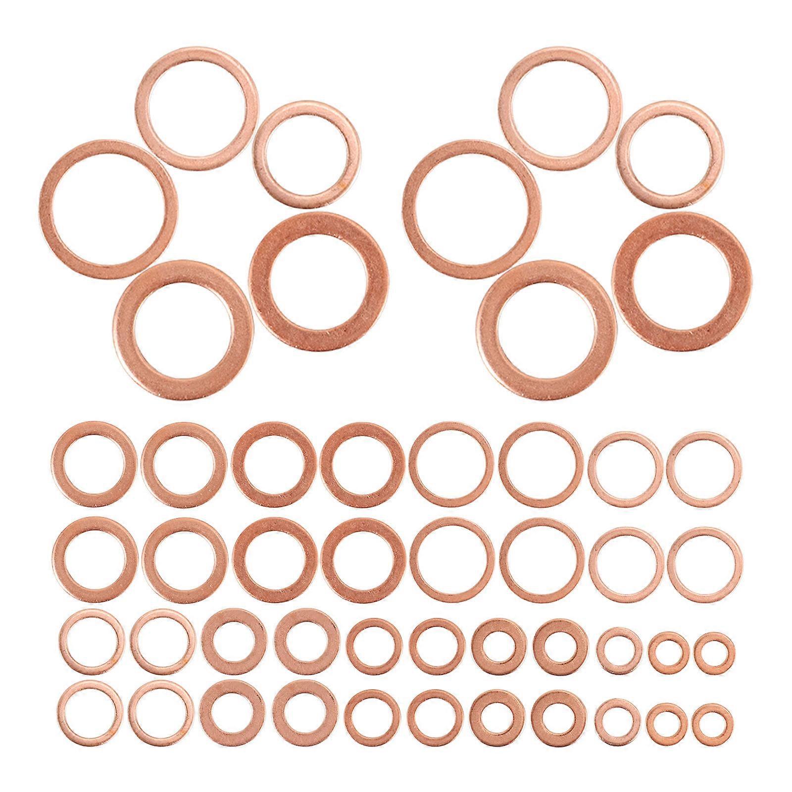 1 Set Washer Assortment Flat Washer Oil Drain Plug Sealing Washer