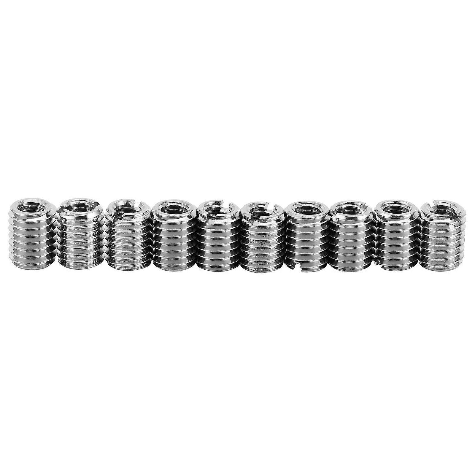 Thread Insert Set, Stainless Steel 303, Internal M5x0.8, External M8x1.25, 0.4 In Length, Aerospace Automotive