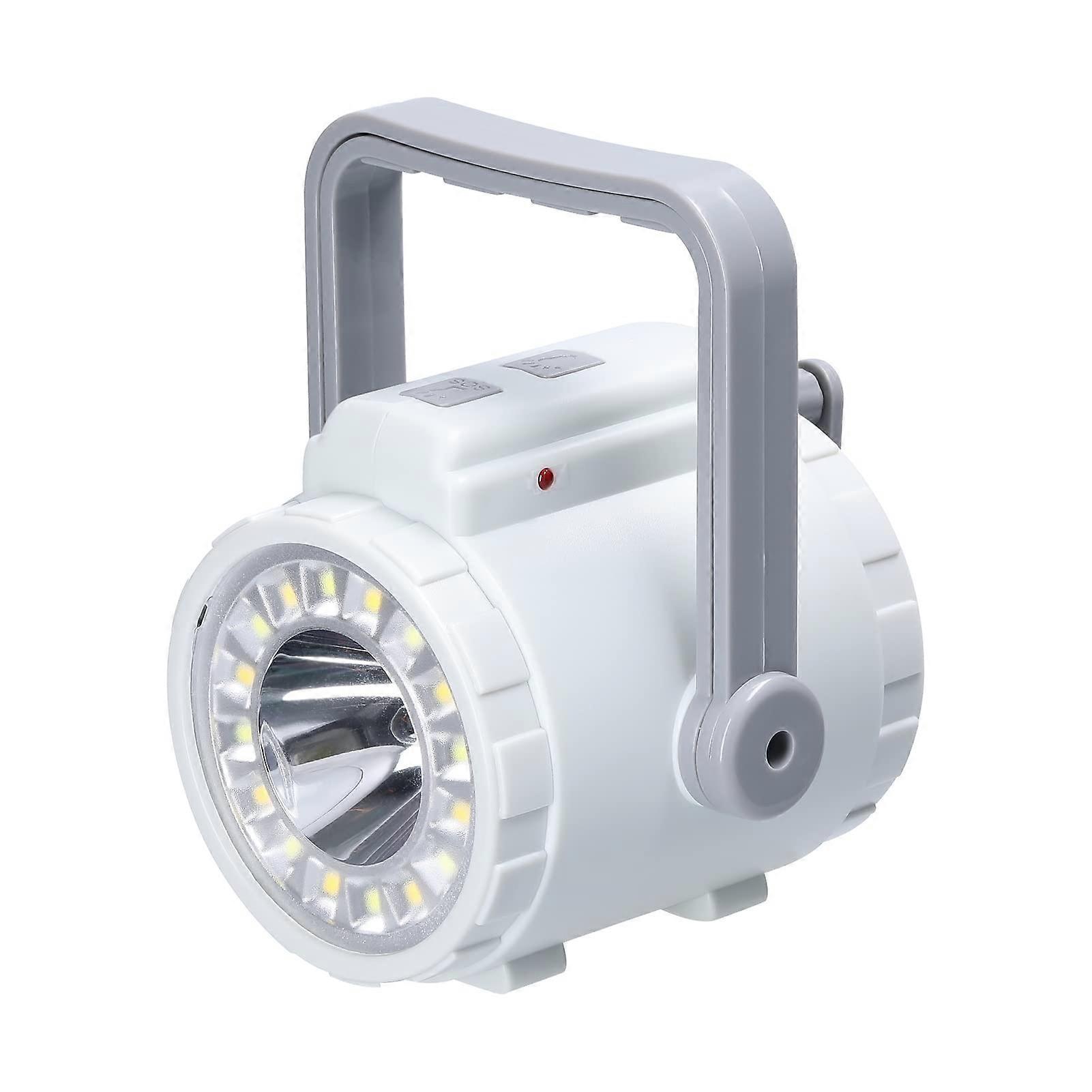 Portable Camping Lamp Tent Light SOS Torch 3in1 Hand Crank Adjustable Lighting Type C Charging