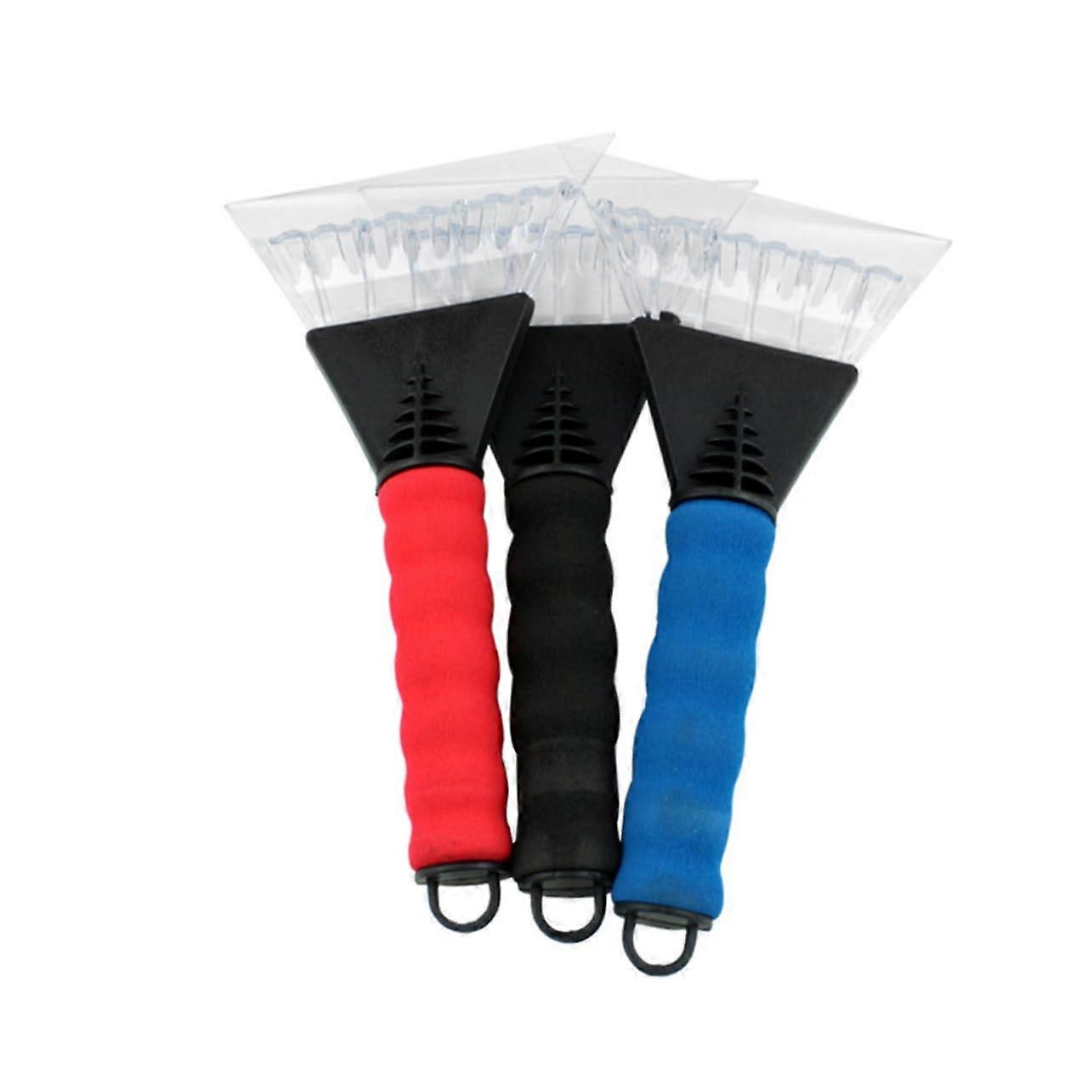 3 STK Automatic Ice Scraper Snow Remover for Windshields Compact Frost Removal Tool with Ergonomic Design and Durable Material