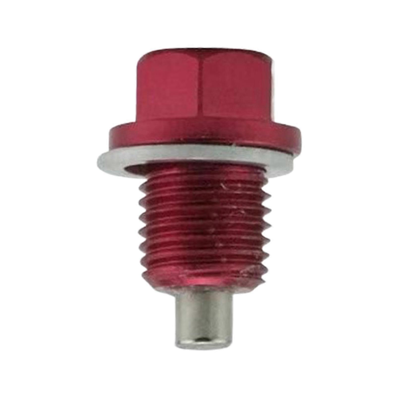 Oil Pan Plug M14 X 1.5 Magnetic Drain Screw with Leak-Resistant Seal for Enhanced Oil Retention