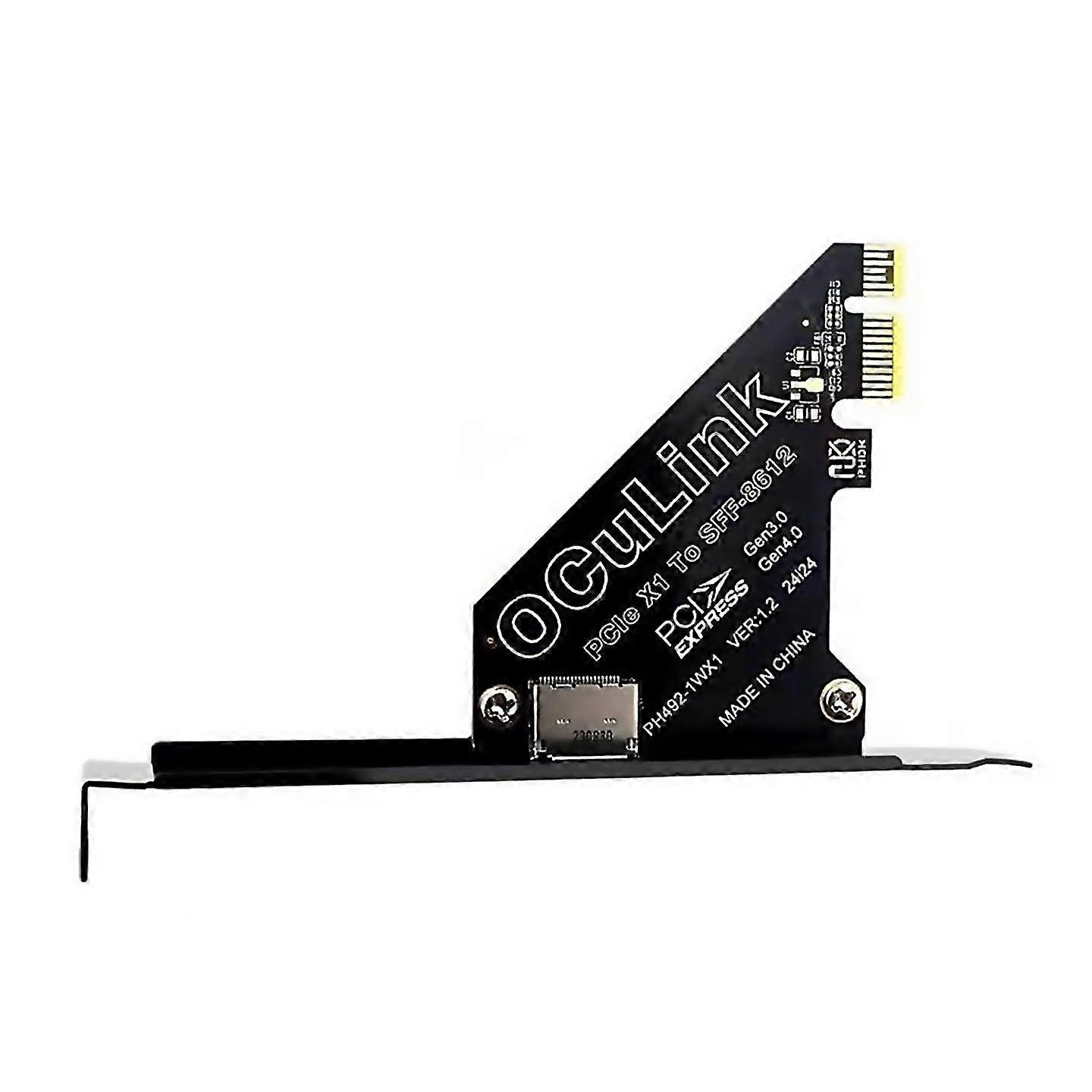 For pcie 40 x1 to oculink sff86118612 expansion card to sff8639 u2 ssd for external graphics card