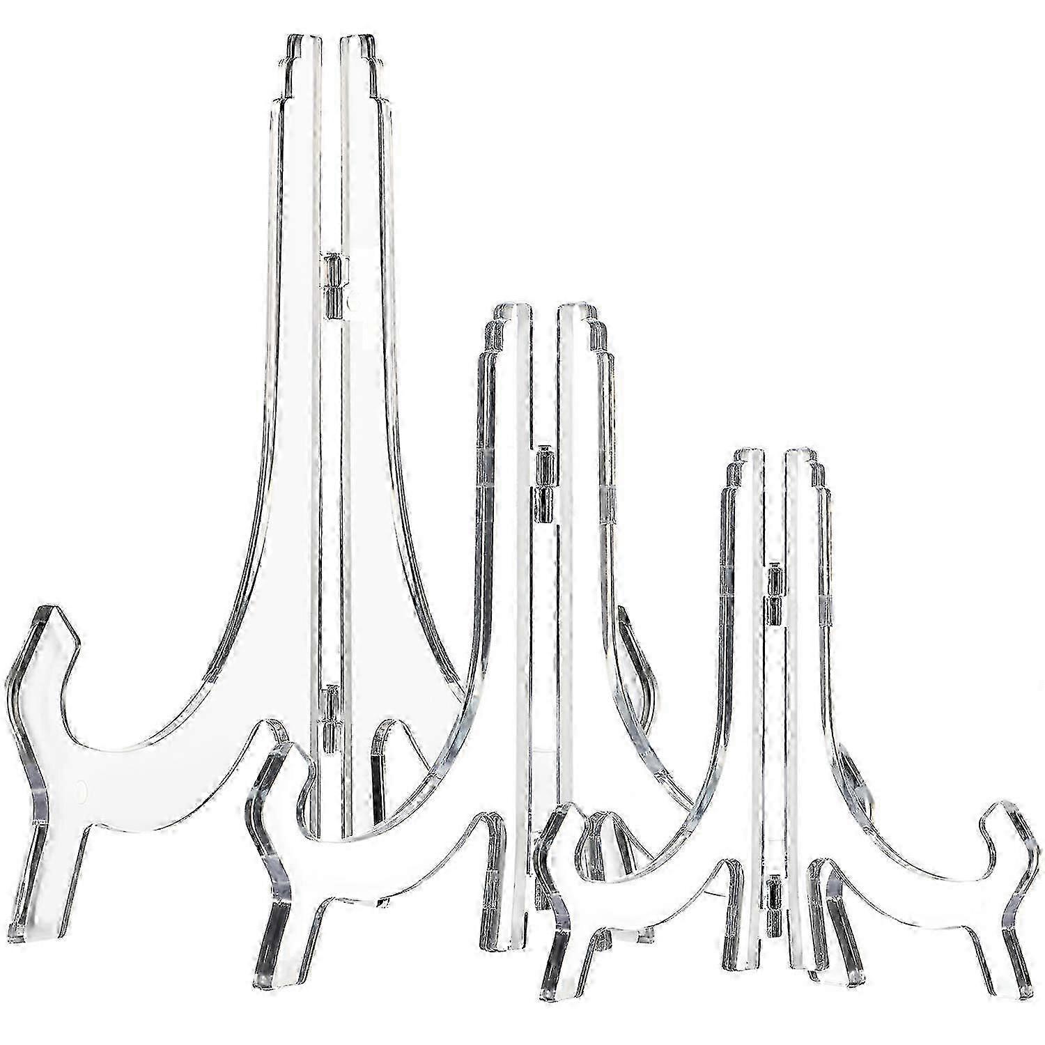 Șevalet acrilic pentru afișarea de imagini și obiecte decorative - Clear