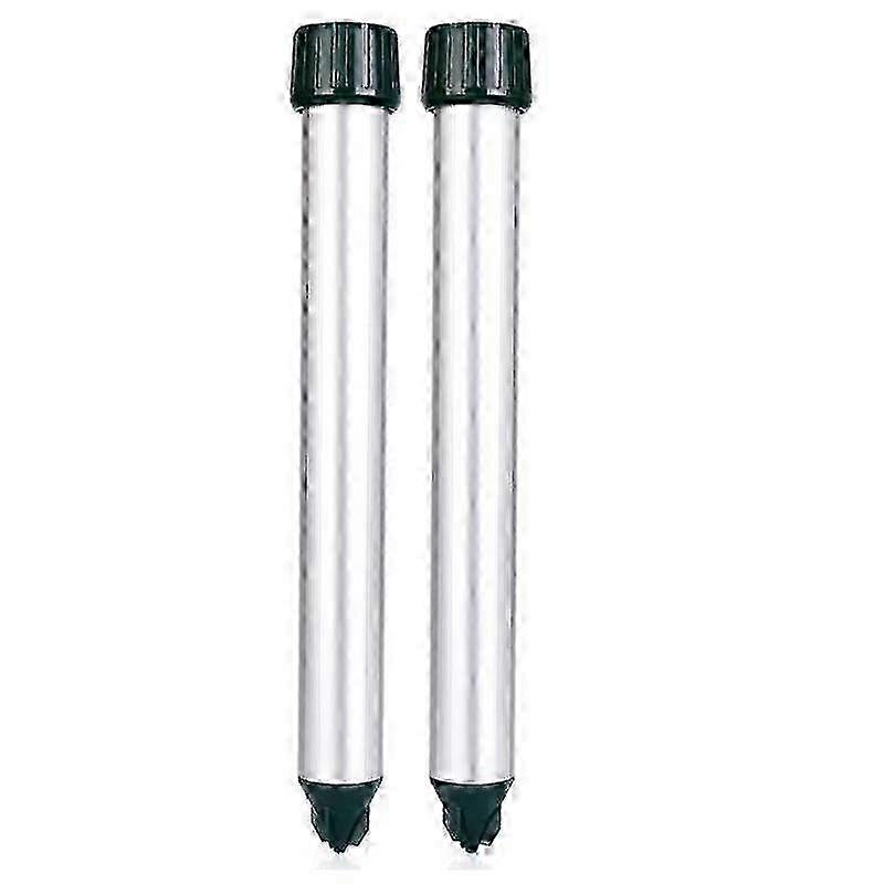 Solar-Powered Mole and Vole Repellent Stakes, 2 Pack - Vibrating Garden and Yard Pest Control Solution