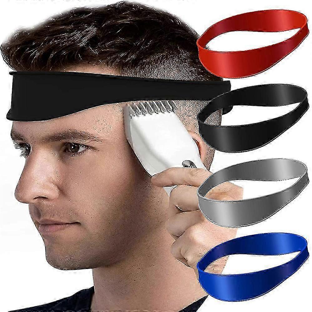 Silicone Haircut Barber Band Curved Neckline Diy Home Shaving Template Hair Trimming Haircutting Tools Zekai