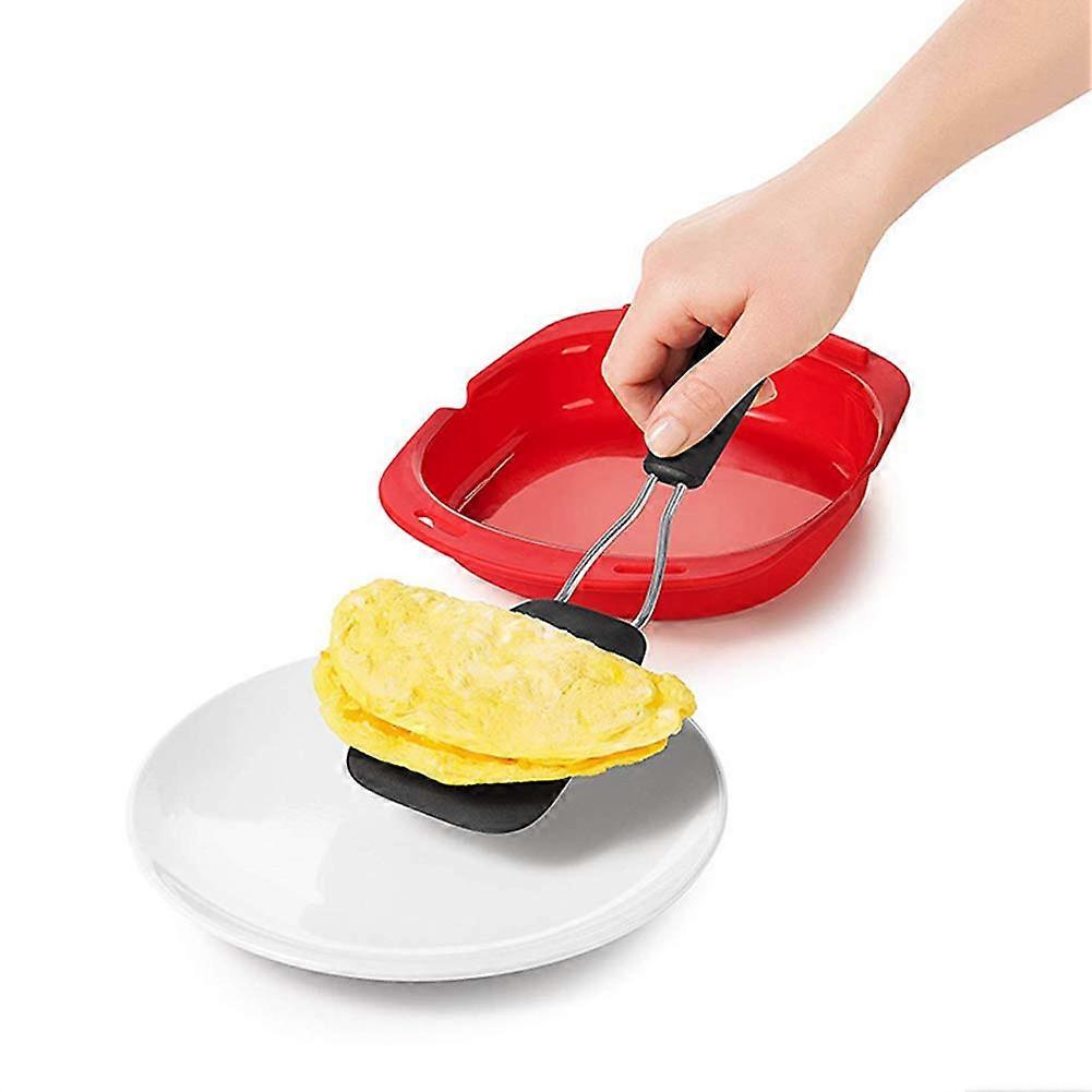 Foldable Silicone Microwave Omelette Maker, Non-Stick Egg Cooker