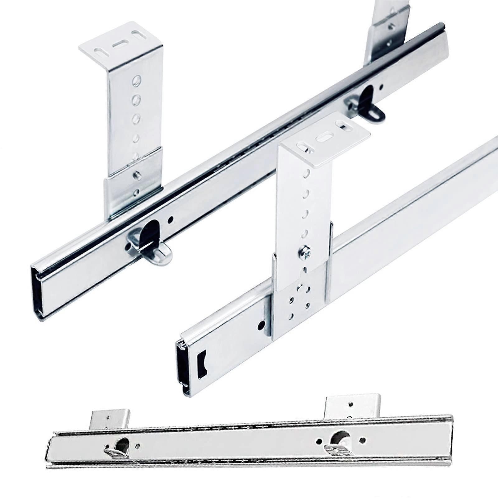 Versatile Keyboard Shelf Guides 35 cm (14 in) Silver - Adjustable for Industry, Vehicles, and Household Use