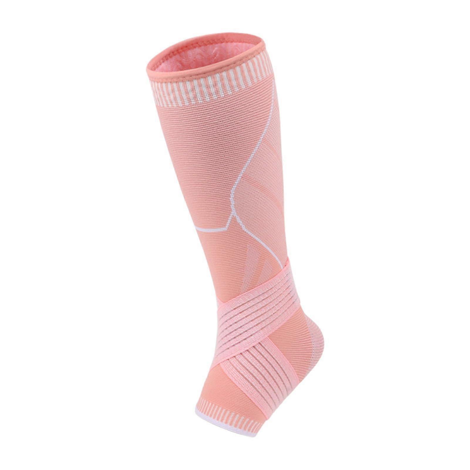 Calf Sleeve For Muscle And Joint Stabilization, Unisex Pink XL Compression Sleeve For Achilles And Plantar Fasciitis