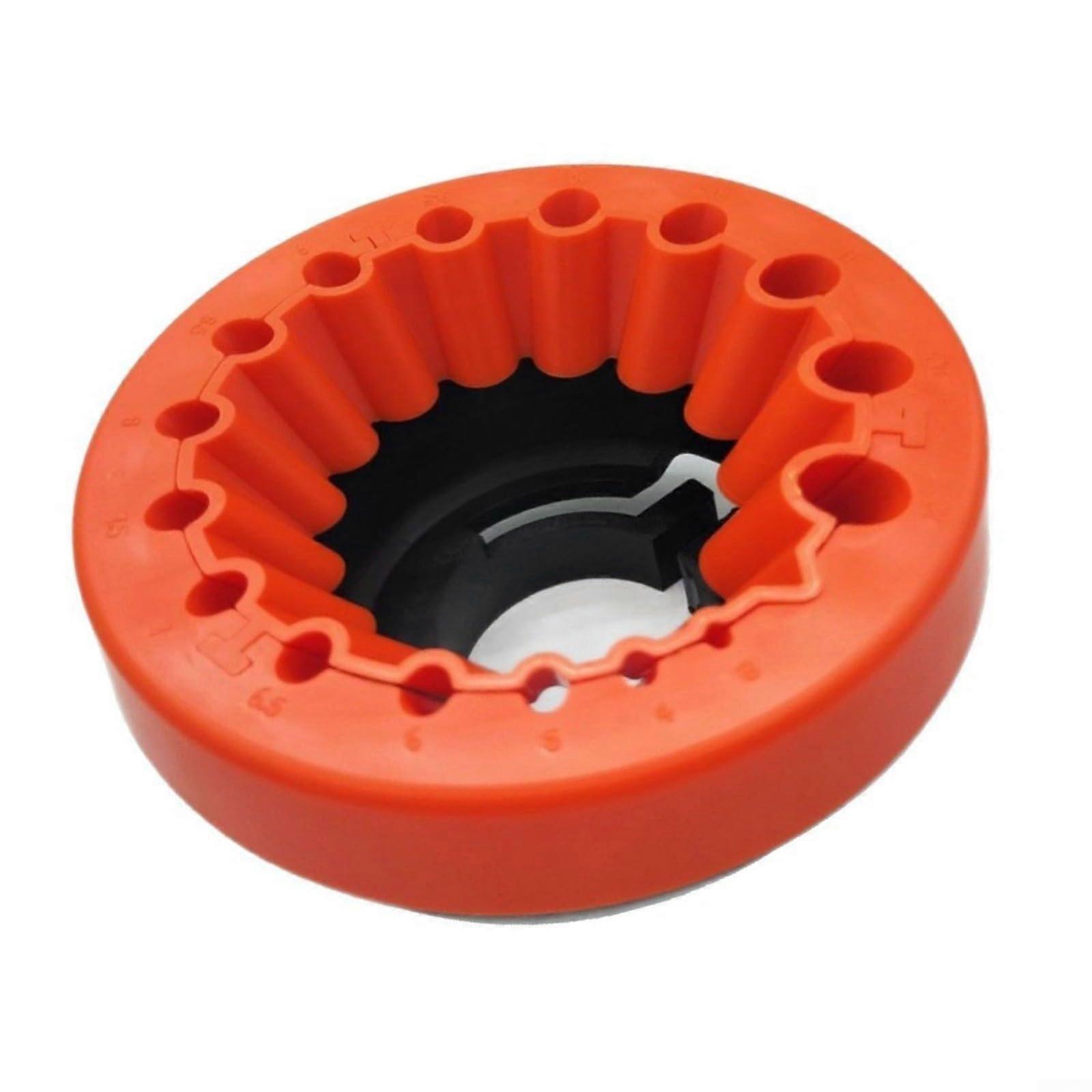 Drill Bit Sharpener Tool For Maintaining Edge On Various Drill Bit Types Orange